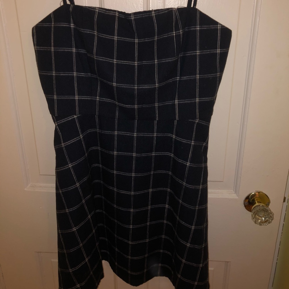 Navy/White skater dress